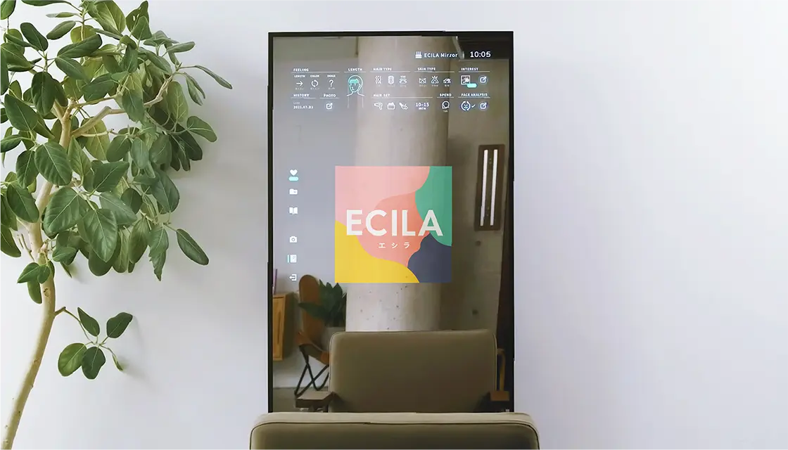 スマートデバイスミラー ECILA